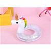JUNBAOYYDS Unicorno Gonfiabile Piscina, Gonfiabile Anello per il Nuoto, PVC Anello per il Nuoto, Anello da Nuoto, per Piscina per Beach Party Feste (I)