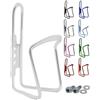 LOEVELOSI JABs - Portabottiglie in Alluminio per Bici da Corsa, Bianco, Universale