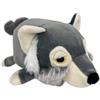 Nemu Nemu Animals 6292878 Wolf Loulou - Peluche extra morbido e morbido, progettato in Giappone, misura S, 18 cm