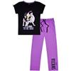 Disney Pigiama lungo da donna Villains, Nero , 8-10