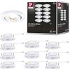Paulmann 99995 Lampada da incasso LED 3-Step-Dim confezione da 10 orientabile 82mm 70° 10x4,8W 10x450lm 230V 3000K bianco opaco