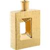 DRW Vaso da tavolo con apertura laterale in ceramica in oro 18x7x28cm