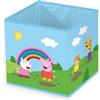 Herding Scatola Portaoggetti Peppa Pig, Circa 30 x 30 x 30 cm, Da Posizionare a Terra o su uno Scaffale, 100% Polipropilene, 100% Carta all'Interno