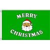 AZ FLAG BANDIERA BABBO NATALE VERDE 90x60cm - BANDIERA MERRY CHRISTMAS 60 x 90 cm - AZ FLAG