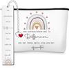 Xuniea Regalo di Laurea per Donna Segnalibro con Frase Motivazionale Pochette Regalo Maestre Fine Anno per Ringraziamento Insegnanti Colleghe Maestre Amica Infermieristica Compleanno Natale