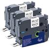 XemaX 3x XemaX Nastro per Etichette Compatibile con Brother P-touch TZe-241 Brother 18 mm 0,7 Nastri per Etichettatrice Brother PT-D400 P700 1830 D450 2100 E500VP D410 E550W P750W Cube Plus, Nero su Bianco
