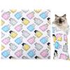 BOXOB Fascia Toelettatura Gatto, 50x50 cm Autoadesiva Morbida Fascia per Gatti Fascia di Contenimento per Gatti per Tagliare Le Unghie Fascia Anti-Morso e Anti-Graffio per Gatti Fino a 4,08 kg