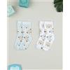 Prénatal Pack 2 gambaletti bimbo bianco/grigio orsetti