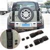 DIYUCAR Set di luci posteriori fumé in ABS per LR Defender 90 110 2020-2022 cornice decorativa per copertura della luce posteriore