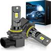 Sycreek Lampadina HB3 LED 20000LM,100W 600% Super Luminoso 6000K Bianco Anti-Errore LED HB3 9005 Kit di Conversione Dei Fari, 1:1 Mini Dimensione Plug and Play,Confezione da 2
