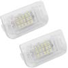 Anlseiod 2 x Luce targa per Merce.des W246 W242 Classe b 2011-2019 Luci targa per auto Illuminazione targa posteriore 6000 K 2468201566 A2468201566