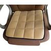 EQLEF Cuscino per sedia in legno di bambù naturale, cuscino per sedie da ufficio, cuscino anti-skid (beige)