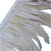 Sowder Bordo con piume di gallo, larghezza 25,4-30,5 cm, confezione da 0,9 m (avorio)