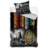 Carbotex Harry Potter Hogwarts - Set copripiumino 100% cotone, copripiumino 140 x 200 cm, federa 65 x 65 cm