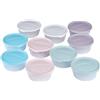 RoyalFay Contenitore per pizza Piccolo, 10 pezzi, con coperchio, colorato, per la fermentazione