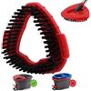 NICEMOVIC Testine di ricambio per mocio Vileda Turbo Spin Mop, spazzola per la pulizia di tappeti con setole dure per bagno, garage, cucina, pareti, pavimenti duri, piastrelle