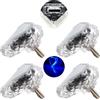 CTRICALVER Mini luce notturna CTRICALVER Type-C triangolare touch blu 4 pcs 5V/1A Piccola luce emergenza Presa USB Luce ambientale Materiale PC Adatto a tutti i tipi di prese tipo C, come power bank e automobili