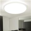 EASY EAGLE Plafoniera led soffitto, 50CM Lampadario led soffitto 4000K, 52W Lampada da Soffitto LED Moderno per Camera da Letto soggiorno Cucina Balcone Bagno Ufficio, Rotondo