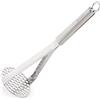 Navaris Schiacciapatate Acciaio Inox - Schiaccia Patate Acciaio Professionale - Schiaccia Frutta e Verdura - Schiacciaverdure Manuale - Pressa Verdure