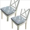 uyeoco Set 4/2/1 Cuscini Sedia da Cucina/Cuscini di Seduta,40x38cm/40x42cm/43x45cm antisdrucciolevole Confortevole Cuscini Coprisedia da Cucina,con Lacci Imbottito,Lavab(F2,2PCS_40X38CM)