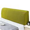 LUKKC Copertura Testiera Letto Copri Testiera Letto Matrimoniale/Una Piazza E Mezza/Singolo Fodera Testata Letto 140/150/160/180CM Elastica Bianco Nero Beige Verde Protezione Copritestiera Letto