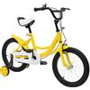 Taozhiyy Bicicletta per bambini da 16 pollici, giallo M dchenbike ragazzi bicicletta con ruote di supporto e stabilizzatori rimovibili, per bambini di 4-8 anni, può essere utilizzata come regali per