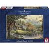 Schmidt - Thomas Kinkade Puzzle, Tematica: Idillio Al Fiume, 500 Pezzi