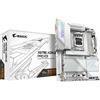 GIGABYTE X870E AORUS PRO ICE Scheda Madre - Supporta CPU AMD Ryzen 9000, 16+2+2 Fasi VRM Digitale, fino a 8000MHz DDR5 (OC), 3xPCIe 5.0 + 1xPCIe 4.0, Wi-Fi 7, 2.5GbE LAN, USB 4 [X870E ICE]