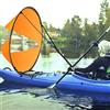 Esoes Grande 106,7 cm Vela per Kayak e Canoa - Kit Portatile Popup Downwind con Accessori per Barche Gonfiabili (Arancione)