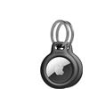 Belkin Portachiavi per Apple AirTag (2 pezzi), Custodia con Anello Porta per AirTag, Durevole, Antigraffio, Design Aperto, Bordi Rialzati per Uso con Chiavi, Animali Domestici, Bagagli ecc., Nero