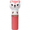 Lip Smacker Lippy Pals Fox, Balsamo Labbra aromatizzato per Bambini ispirato agli Animali, Idratante e Levigante per rinfrescare le Labbra, Gusto Mela Volpe