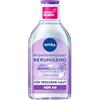NIVEA Acqua micellare lenitiva, detergente micellare per pelli sensibili, tonico viso senza profumo con dexpantenolo e complesso amminoacidico, pulizia idratante del viso (400 ml)
