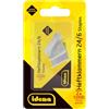 Idena 12091 - Graffe, misura 24/6, 2 x 1.000 pezzi, zincate