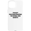 I'm Not Procrastinating I'm Doing Side Q Gamer Funny - Non sto procrastinando, sto facendo missioni secondarie Custodia per iPhone 15