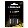 BLAUPUNKT AAA batterie alcaline PREMIUM, confezione da 4, per controller per videogiochi e giocattoli, LR03BPR/4CP