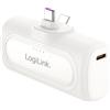 LogiLink PA0349W - Power Bank compatto con 5000 mAh e protezione 6 velocità, 2 x USB-C, ricarica rapida, colore: Bianco