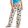 Little Blue House by Hatley Cute Animal Jersey Pajama Pants Pantalone del Pigiama, Orso Yoga, X-Large Donna
