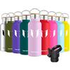 Super Sparrow Borraccia Bambini, Bottiglia Termica Senza Perdite - 620ml, Senza BPA Borracce, per Scuola, Sport, Campeggio, Yoga, Palestra, Ciclismo
