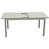 Amicasa Tavolo Allungabile da Giardino Rettangolare in Alluminio 148/209x90 cm colore Bianco - LS-ET-15 Orion