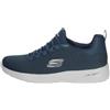Skechers Dynamight, Mocassino Uomo, Navy Mesh/Trim, 41.5 EU