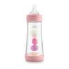 Chicco biberon perfect 5 girl 300 ml in silicone 3 fori