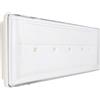 Beghelli stile+ lampada di emergenza led incasso colore bianco 11 watt 2h ip42
