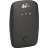 Garsent Router Hotspot Mobile 4G, WiFi Portatile Con Slot per Scheda SIM, Dispositivo Tascabile Wireless Con Display a LED, Tempo di Standby Lungo, per Casa o Viaggi in Oltre 140 Paesi