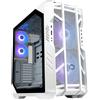 Cooler master Case Cooler Master HAF 700 Full-Tower ARGB ATX con vetro temperato Bianco