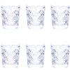 VILLA D'ESTE HOME TIVOLI Marrakech Set 6 Bicchieri Acqua 240ml Trasparente Vetro