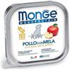 MONGE MONOPROTEICO FRUTTA PUPPY POLLO E MELA 150GR Prezzo x 24 unità