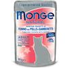 MONGE NATURAL BUSTE TONNO/POLLO/GAMBERETTI 80GR Prezzo x 24 unità