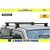 Montblanc Barre Portatutto COMPATIBILI con Panda Sisley 4x4 da tetto portapacchi bagagli