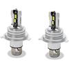 Autokit Lampade a Led H4 BILUCE per Fiat Panda 141 4X4 KIT Lampadine 6000K 3000lm