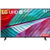 LG Smart TV LG LED Ultra HD 4K 43" Pollici 43UR781C Televisore HDR UltraHD Nero